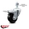 Service Caster 3 Inch Hard Rubber Wheel Swivel 1/2 Inch Threaded Stem Caster Total Lock Brake SCC SCC-TSTTL20S314-HRS-121315 - alternate 4
